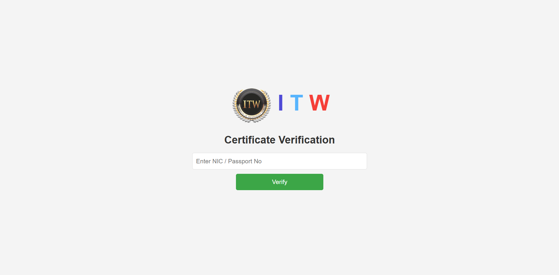 Certificate Verification